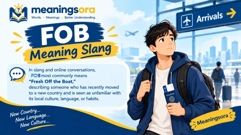 FOB Meaning Slang