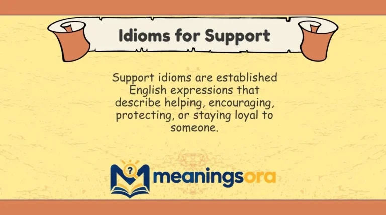 Idioms for Support