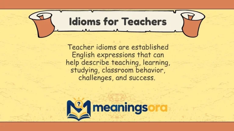 Idioms for Teachers
