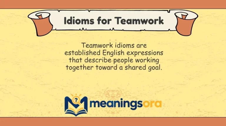 Idioms for Teamwork