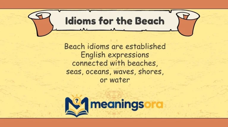 Idioms for the Beach