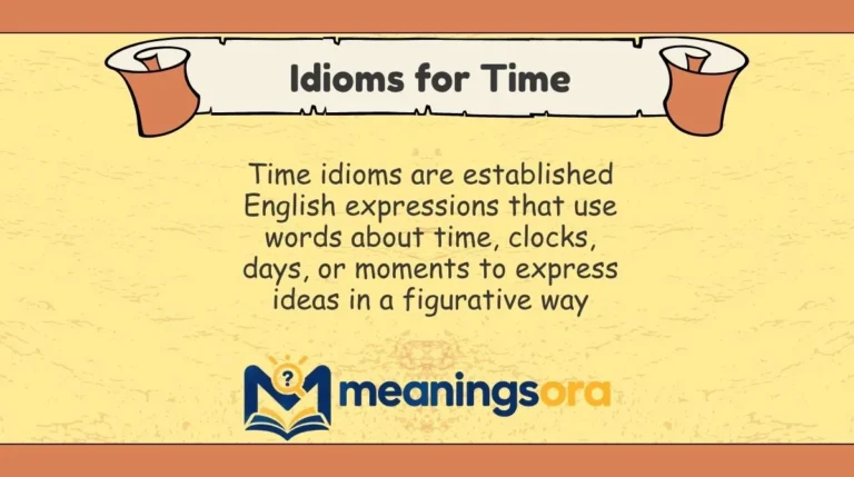 Idioms for Time