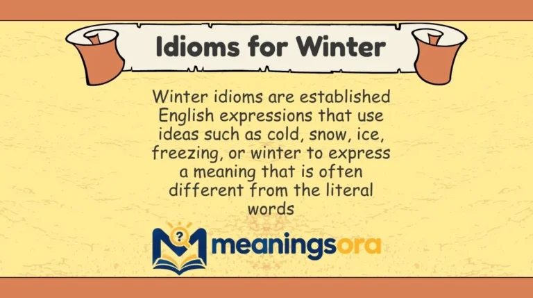 Idioms for Winter